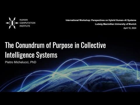 The Conundrum of Purpose in Collective Intelligence Systems